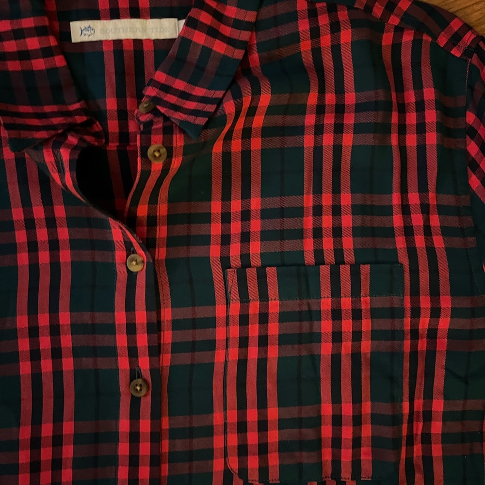 Southern Tide Kamryn Chilly Morning Plaid Dress NWT M - Picture 4 of 9